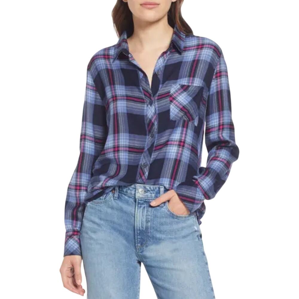 Rails Flannel Plaid Button Up Shirt